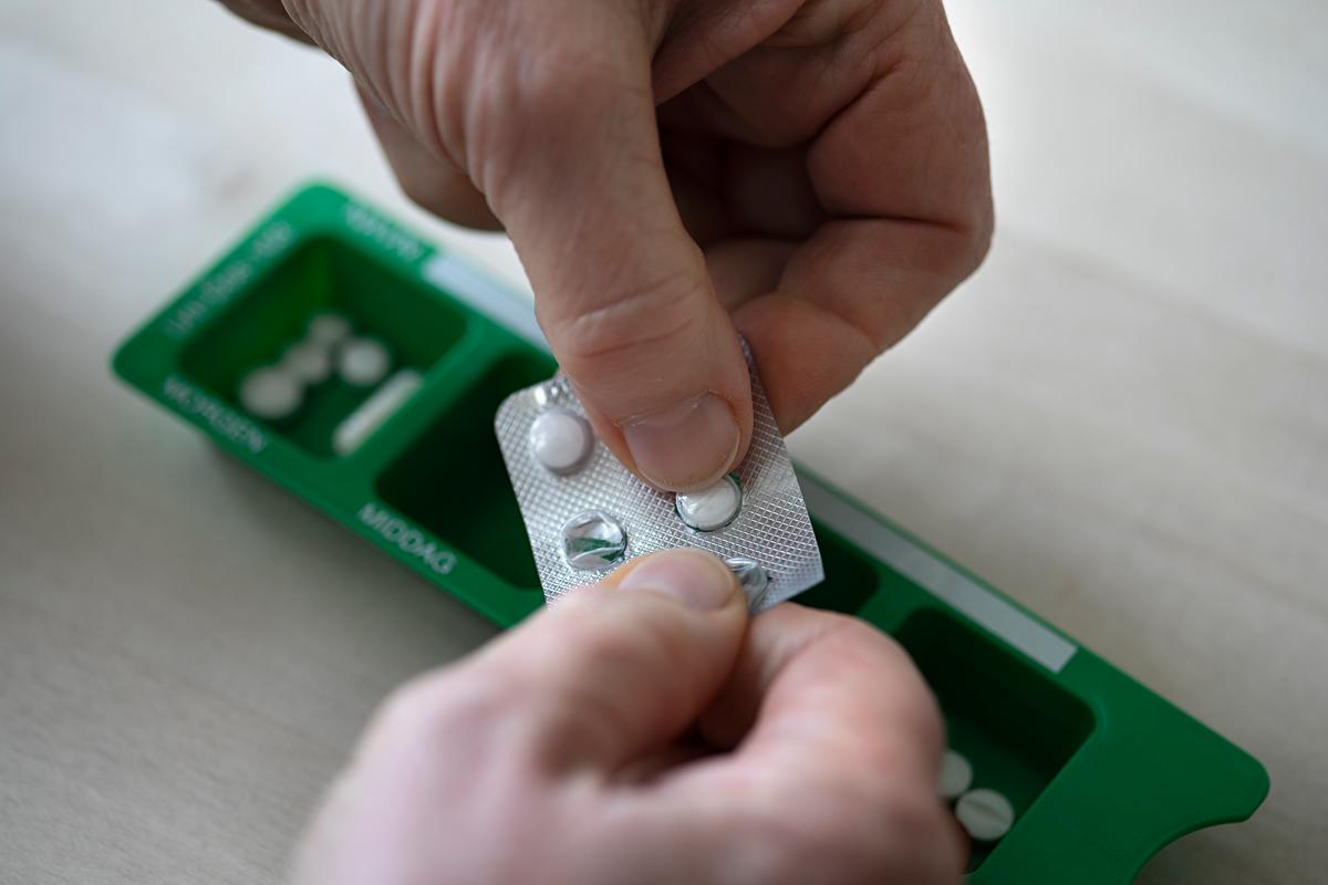 Billede af en blisterpakke med tabletter.